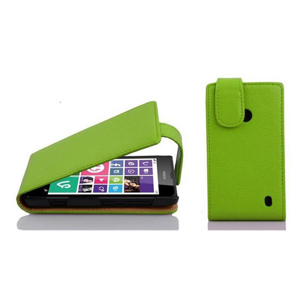 Cadorabo Handyhülle für Nokia Lumia 630 / 635 Hülle Nokia Lumia 630 / 635, Handy Schutzhülle, Klappbare Hülle, Kunstleder mit Magnetverschluss Cadorabo Handyhülle für Nokia Lumia 630 / 635 Hülle Nokia Lumia 630 / 635, Handy Schutzhülle, Klappbare Hülle, Kunstleder mit Magnetverschluss von Cadorabo