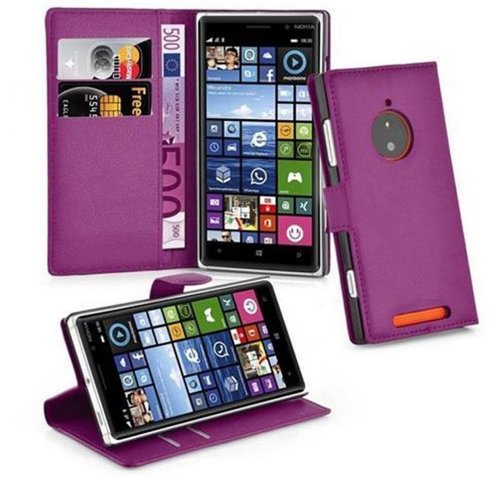 Cadorabo Handyhülle für Nokia Lumia 830 Hülle Nokia Lumia 830, Hülle Schutzhülle mit Standfunktion, Kartenfach und Magnetverschluss Cadorabo Handyhülle für Nokia Lumia 830 Hülle Nokia Lumia 830, Hülle Schutzhülle mit Standfunktion, Kartenfach und Magnetverschluss von Cadorabo