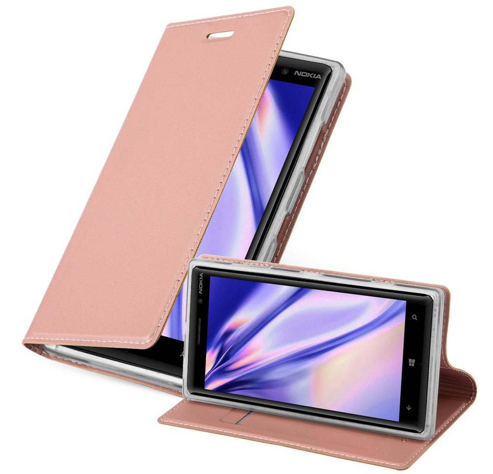 Cadorabo Handyhülle für Nokia Lumia 830 Hülle Nokia Lumia 830, Schutzhülle Hülle mit Standfunktion, Magnetverschluss und Kartenfach Cadorabo Handyhülle für Nokia Lumia 830 Hülle Nokia Lumia 830, Schutzhülle Hülle mit Standfunktion, Magnetverschluss und Kartenfach von Cadorabo