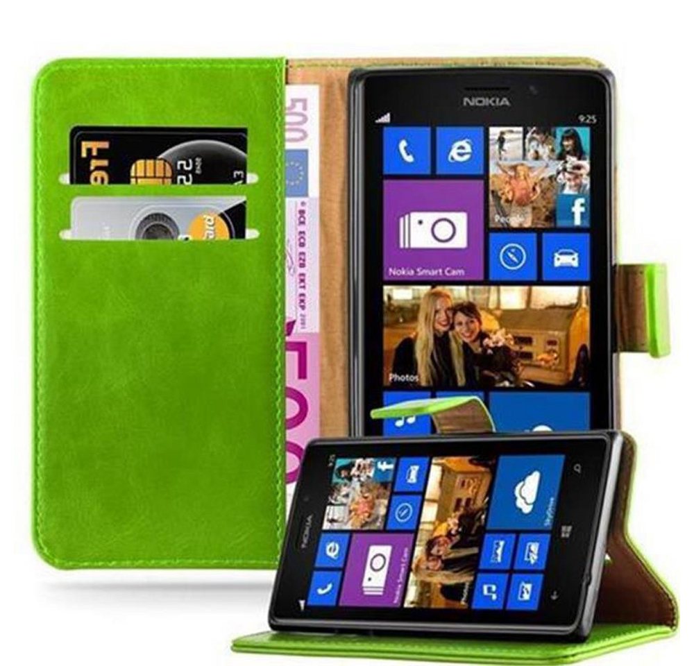 Cadorabo Handyhülle Nokia Lumia 925 Nokia Lumia 925, Klappbare Handy Schutzhülle - Hülle - mit Standfunktion und Kartenfach von Cadorabo
