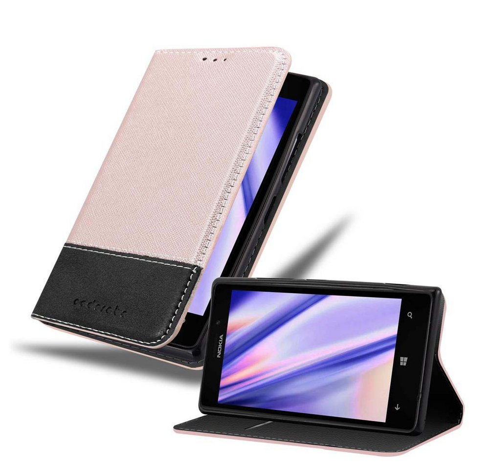 Cadorabo Handyhülle für Nokia Lumia 925 Hülle Nokia Lumia 925, Klappbare Handy Schutzhülle - Hülle - mit Standfunktion und Kartenfach Cadorabo Handyhülle für Nokia Lumia 925 Hülle Nokia Lumia 925, Klappbare Handy Schutzhülle - Hülle - mit Standfunktion und Kartenfach von Cadorabo
