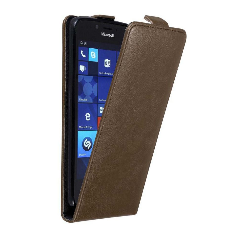 Cadorabo Handyhülle für Nokia Lumia 950 Hülle Nokia Lumia 950, Handy Schutzhülle, Klappbare Hülle, Kunstleder mit Magnetverschluss Cadorabo Handyhülle für Nokia Lumia 950 Hülle Nokia Lumia 950, Handy Schutzhülle, Klappbare Hülle, Kunstleder mit Magnetverschluss von Cadorabo