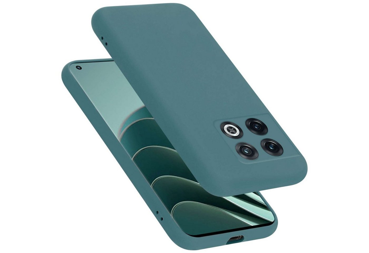 Cadorabo Handyhülle für OnePlus 10 PRO 5G Hülle OnePlus 10 PRO 5G, Flexible Hülle TPU Silikon Schutzhülle Back Cover Case Cadorabo Handyhülle für OnePlus 10 PRO 5G Hülle OnePlus 10 PRO 5G, Flexible Hülle TPU Silikon Schutzhülle Back Cover Case von Cadorabo