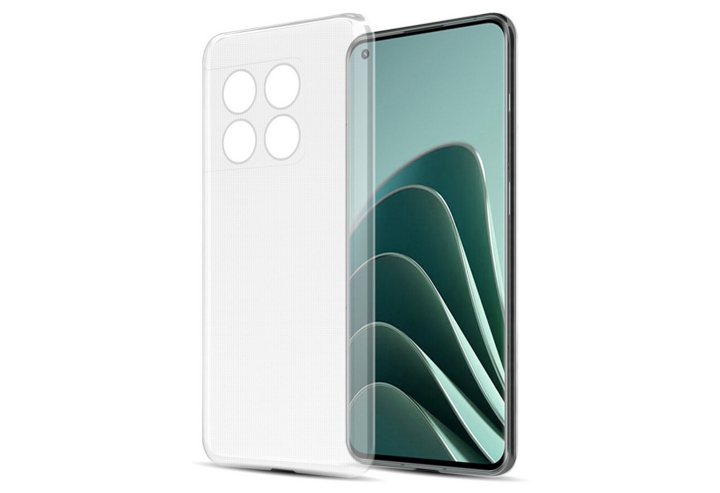 Cadorabo Handyhülle für OnePlus 10 PRO 5G Hülle OnePlus 10 PRO 5G, Hülle TPU Silikon Handy Schutzhülle Slim Transparent Case Cover Cadorabo Handyhülle für OnePlus 10 PRO 5G Hülle OnePlus 10 PRO 5G, Hülle TPU Silikon Handy Schutzhülle Slim Transparent Case Cover von Cadorabo