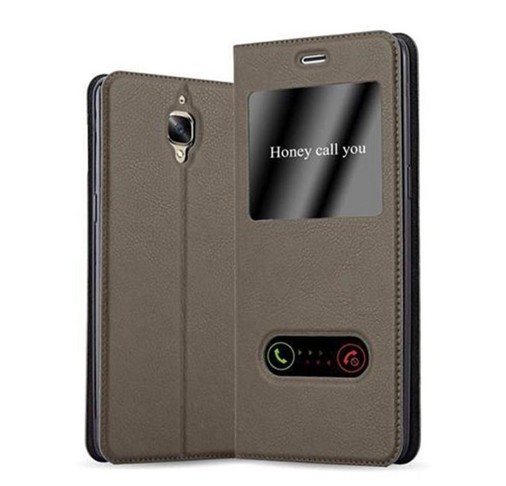 Cadorabo Handyhülle für OnePlus 3 / 3T Hülle OnePlus 3 / 3T, Klappbare Handy Schutzhülle - Hülle - mit Standfunktion und Kartenfach Cadorabo Handyhülle für OnePlus 3 / 3T Hülle OnePlus 3 / 3T, Klappbare Handy Schutzhülle - Hülle - mit Standfunktion und Kartenfach von Cadorabo