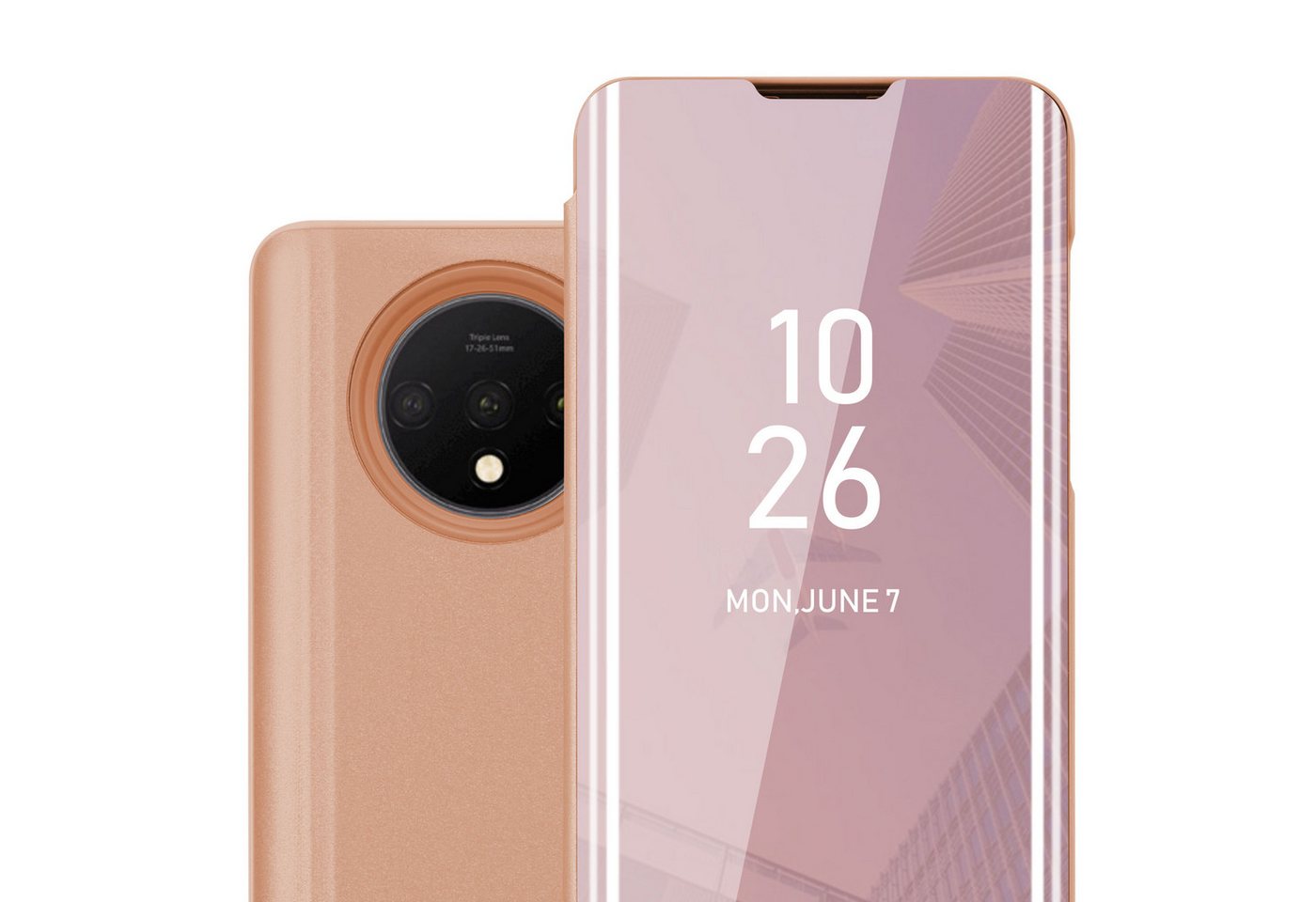 Cadorabo Handyhülle für OnePlus 7T Hülle OnePlus 7T, Klappbare Handy Schutzhülle - Hülle - mit Standfunktion und Kartenfach Cadorabo Handyhülle für OnePlus 7T Hülle OnePlus 7T, Klappbare Handy Schutzhülle - Hülle - mit Standfunktion und Kartenfach von Cadorabo
