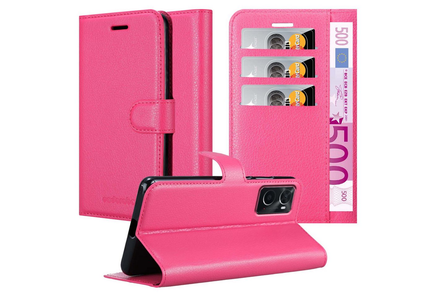 Cadorabo Handyhülle für Oppo A36 / A76 / A96 4G / K10 4G / Realme 9i Hülle Oppo A36 / A76 / A96 4G / K10 4G / Realme 9i, Hülle Schutzhülle mit Standfunktion, Kartenfach und Magnetverschluss Cadorabo Handyhülle für Oppo A36 / A76 / A96 4G / K10 4G / Realme 9i Hülle Oppo A36 / A76 / A96 4G / K10 4G / Realme 9i, Hülle Schutzhülle mit Standfunktion, Kartenfach und Magnetverschluss von Cadorabo