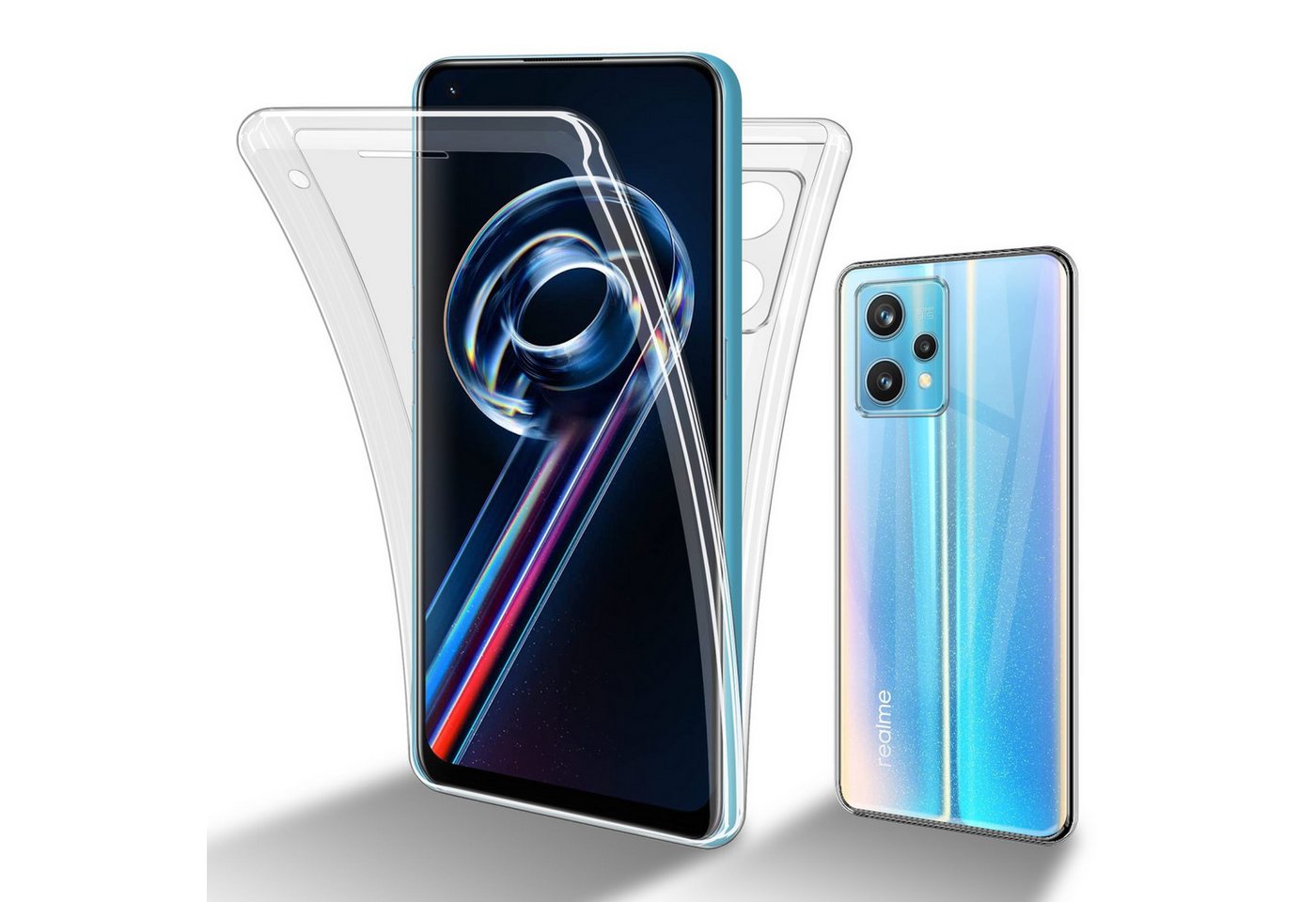 Cadorabo Handyhülle für Realme 9 PRO / V25 / Q5 Hülle Realme 9 PRO / V25 / Q5, Flexible Case Handy Schutzhülle - Hülle - Back Cover 360° Grad Cadorabo Handyhülle für Realme 9 PRO / V25 / Q5 Hülle Realme 9 PRO / V25 / Q5, Flexible Case Handy Schutzhülle - Hülle - Back Cover 360° Grad von Cadorabo