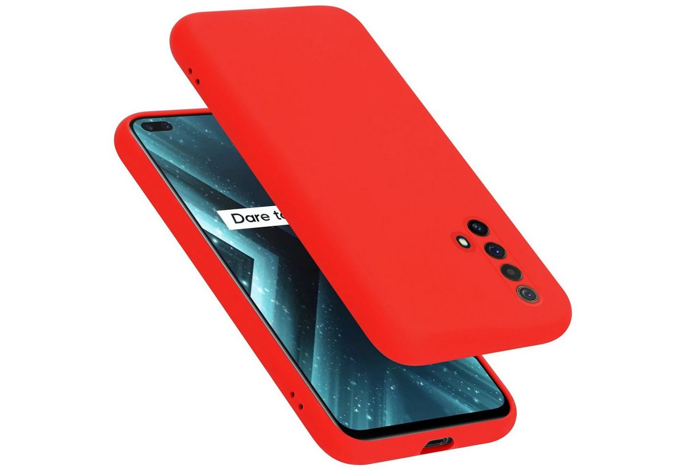 Cadorabo Handyhülle Realme X3 / X3 SuperZoom / X50 5G Realme X3 / X3 SuperZoom / X50 5G, Flexible TPU Silikon Handy Schutzhülle - Hülle - Back Cover Bumper von Cadorabo