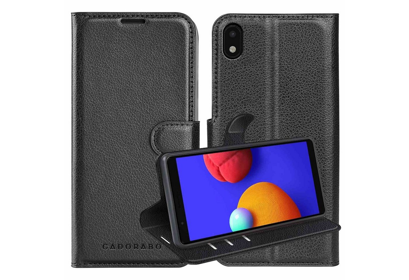 Cadorabo Handyhülle für Samsung Galaxy A01 CORE Hülle Samsung Galaxy A01 CORE, Hülle Schutzhülle mit Standfunktion, Kartenfach und Magnetverschluss Cadorabo Handyhülle für Samsung Galaxy A01 CORE Hülle Samsung Galaxy A01 CORE, Hülle Schutzhülle mit Standfunktion, Kartenfach und Magnetverschluss von Cadorabo