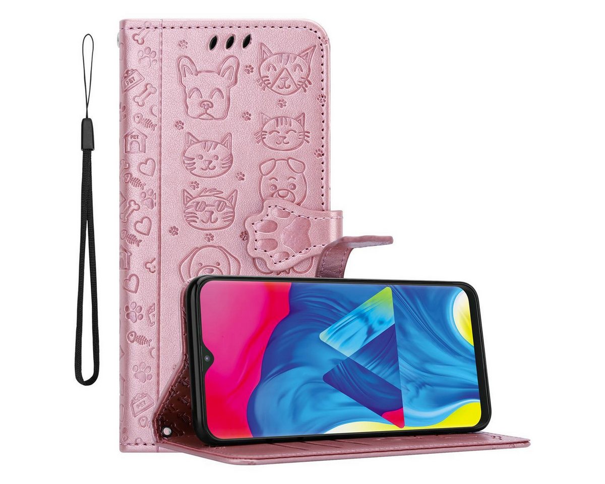 Cadorabo Handyhülle Samsung Galaxy A10 / M10 Samsung Galaxy A10 / M10, Klappbare Handy Schutzhülle - Hülle - mit Standfunktion und Kartenfach von Cadorabo