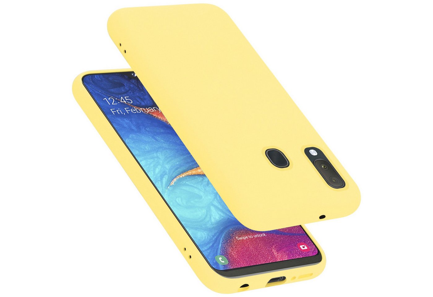 Cadorabo Handyhülle Samsung Galaxy A10e / A20e Samsung Galaxy A10e / A20e, Flexible TPU Silikon Handy Schutzhülle - Hülle - Back Cover Bumper von Cadorabo