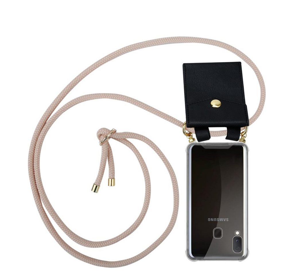 Cadorabo Handyhülle für Samsung Galaxy A10e / A20e Kette Samsung Galaxy A10e / A20e, Flexible TPU Silikon Handy Schutzhülle - Hülle - mit Handykette Cadorabo Handyhülle für Samsung Galaxy A10e / A20e Kette Samsung Galaxy A10e / A20e, Flexible TPU Silikon Handy Schutzhülle - Hülle - mit Handykette von Cadorabo