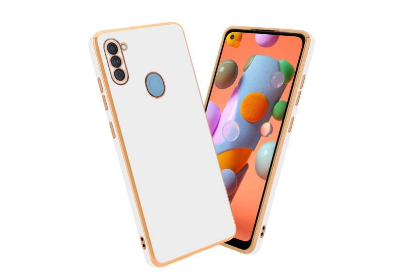 Cadorabo Handyhülle für Samsung Galaxy A11 / M11 Hülle Samsung Galaxy A11 / M11, Schutzhülle - TPU Silikon Hülle - mit Kameraschutz von Cadorabo