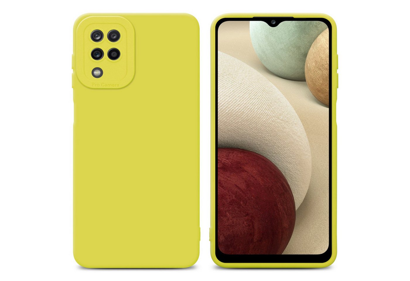 Cadorabo Handyhülle Samsung Galaxy A12 / M12 Samsung Galaxy A12 / M12, Schutzhülle - TPU Silikon Hülle - Case - Cover von Cadorabo