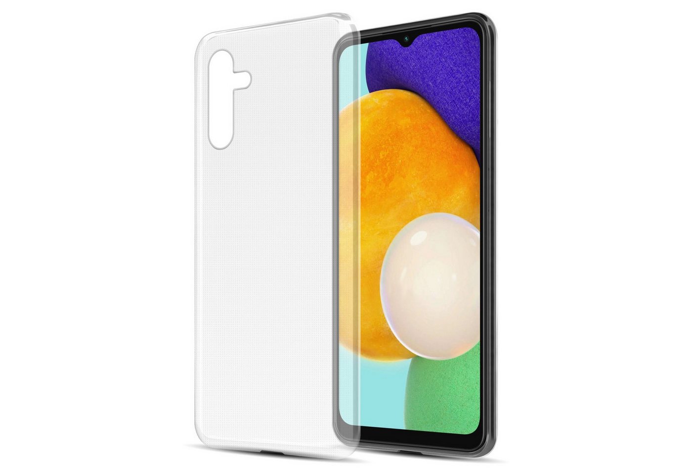 Cadorabo Handyhülle für Samsung Galaxy A13 5G Hülle Samsung Galaxy A13 5G, Hülle TPU Silikon Handy Schutzhülle Slim Transparent Case Cover Cadorabo Handyhülle für Samsung Galaxy A13 5G Hülle Samsung Galaxy A13 5G, Hülle TPU Silikon Handy Schutzhülle Slim Transparent Case Cover von Cadorabo