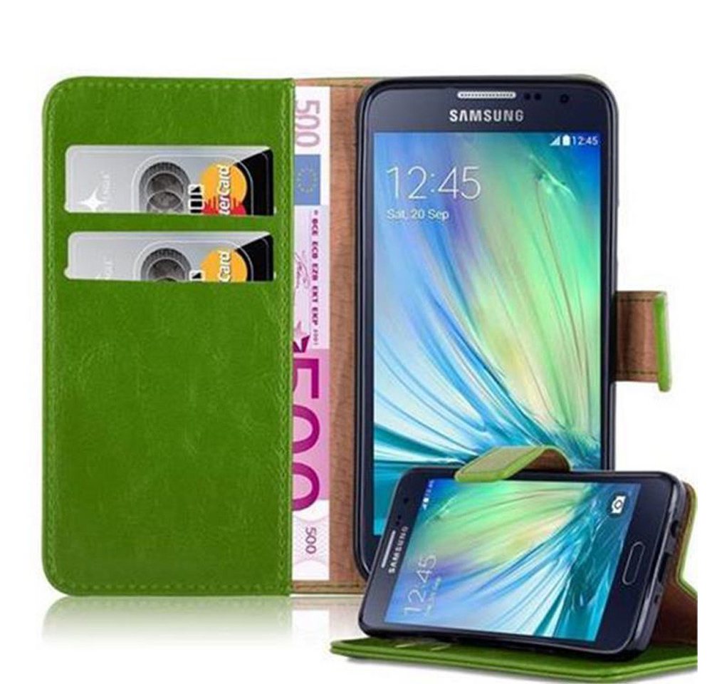 Cadorabo Handyhülle für Samsung Galaxy A3 2015 Hülle Samsung Galaxy A3 2015, Klappbare Handy Schutzhülle - Hülle - mit Standfunktion und Kartenfach Cadorabo Handyhülle für Samsung Galaxy A3 2015 Hülle Samsung Galaxy A3 2015, Klappbare Handy Schutzhülle - Hülle - mit Standfunktion und Kartenfach von Cadorabo