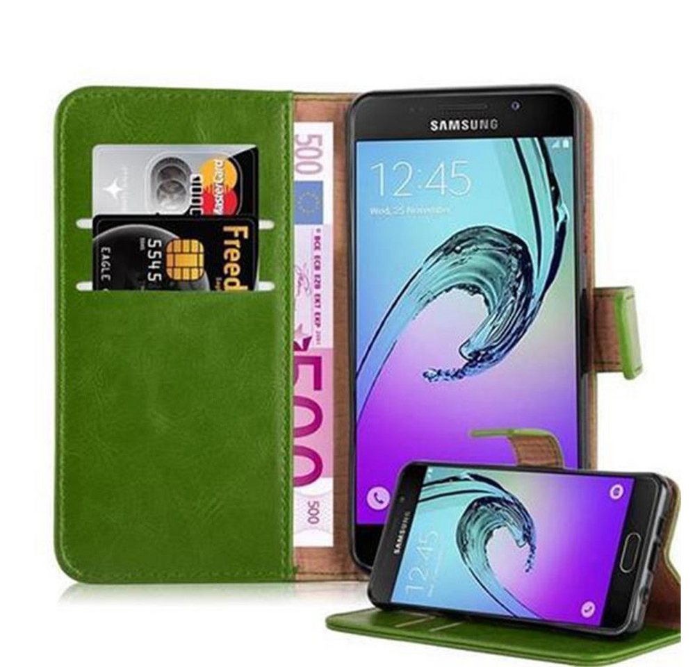 Cadorabo Handyhülle für Samsung Galaxy A3 2016 Hülle Samsung Galaxy A3 2016, Klappbare Handy Schutzhülle - Hülle - mit Standfunktion und Kartenfach Cadorabo Handyhülle für Samsung Galaxy A3 2016 Hülle Samsung Galaxy A3 2016, Klappbare Handy Schutzhülle - Hülle - mit Standfunktion und Kartenfach von Cadorabo
