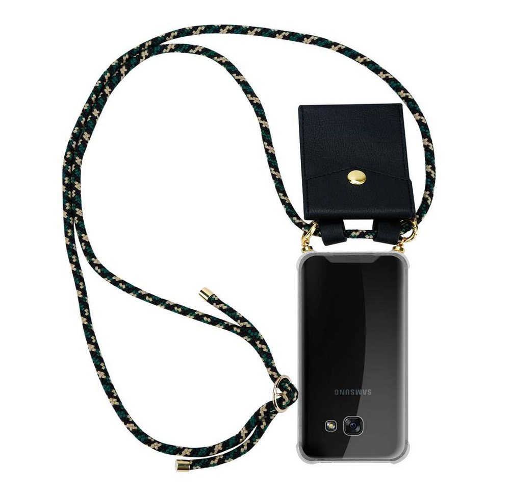 Cadorabo Handyhülle für Samsung Galaxy A3 2017 Kette Samsung Galaxy A3 2017, Flexible TPU Silikon Handy Schutzhülle - Hülle - mit Handykette Cadorabo Handyhülle für Samsung Galaxy A3 2017 Kette Samsung Galaxy A3 2017, Flexible TPU Silikon Handy Schutzhülle - Hülle - mit Handykette von Cadorabo