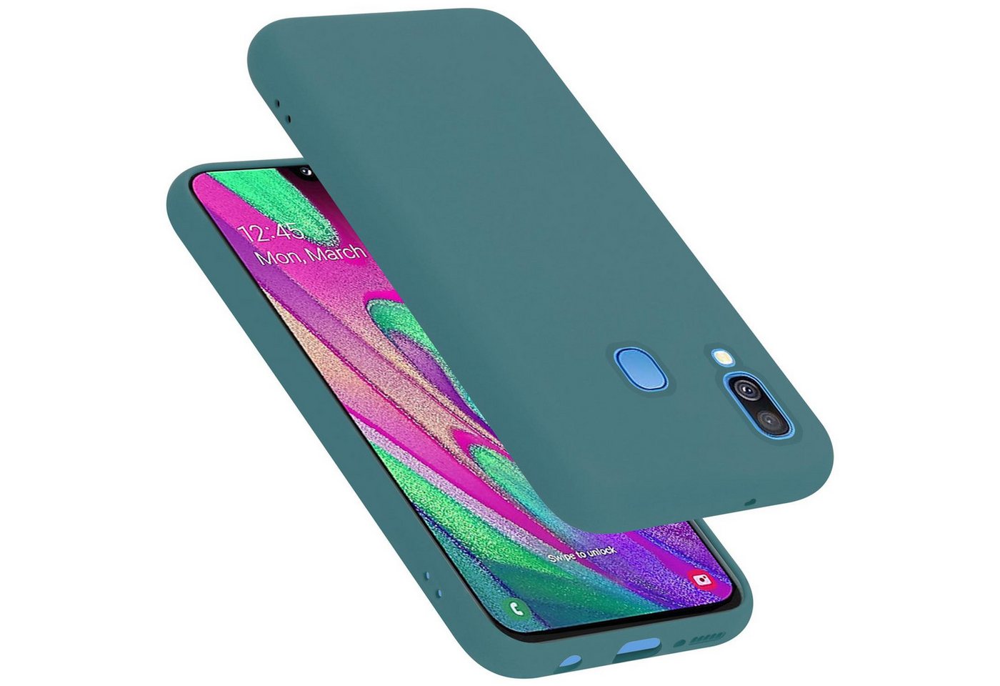 Cadorabo Handyhülle für Samsung Galaxy A40 Hülle Samsung Galaxy A40, Flexible Hülle TPU Silikon Schutzhülle Back Cover Case Cadorabo Handyhülle für Samsung Galaxy A40 Hülle Samsung Galaxy A40, Flexible Hülle TPU Silikon Schutzhülle Back Cover Case von Cadorabo