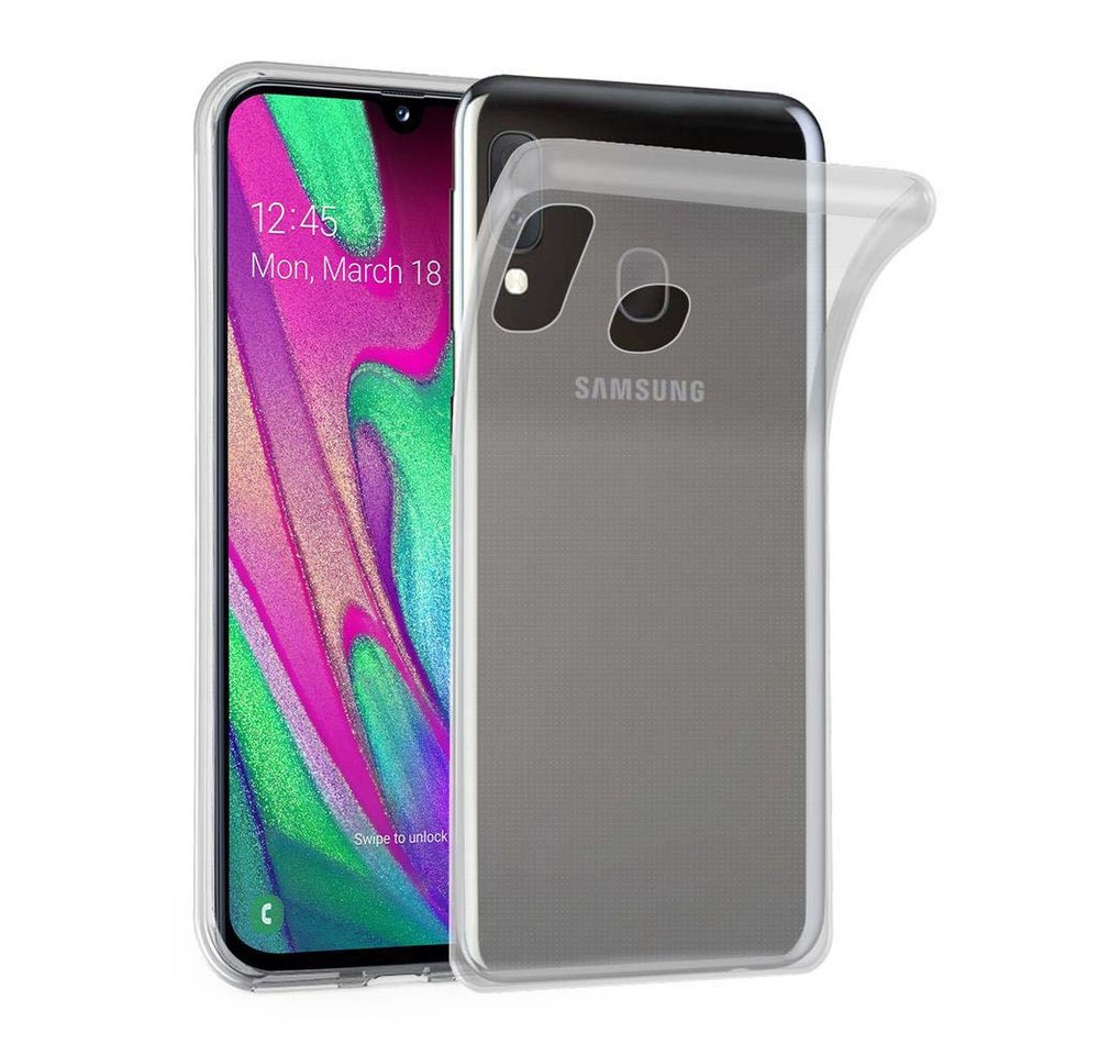 Cadorabo Handyhülle für Samsung Galaxy A40 Hülle Samsung Galaxy A40, Hülle TPU Silikon Handy Schutzhülle Slim Transparent Case Cover Cadorabo Handyhülle für Samsung Galaxy A40 Hülle Samsung Galaxy A40, Hülle TPU Silikon Handy Schutzhülle Slim Transparent Case Cover von Cadorabo