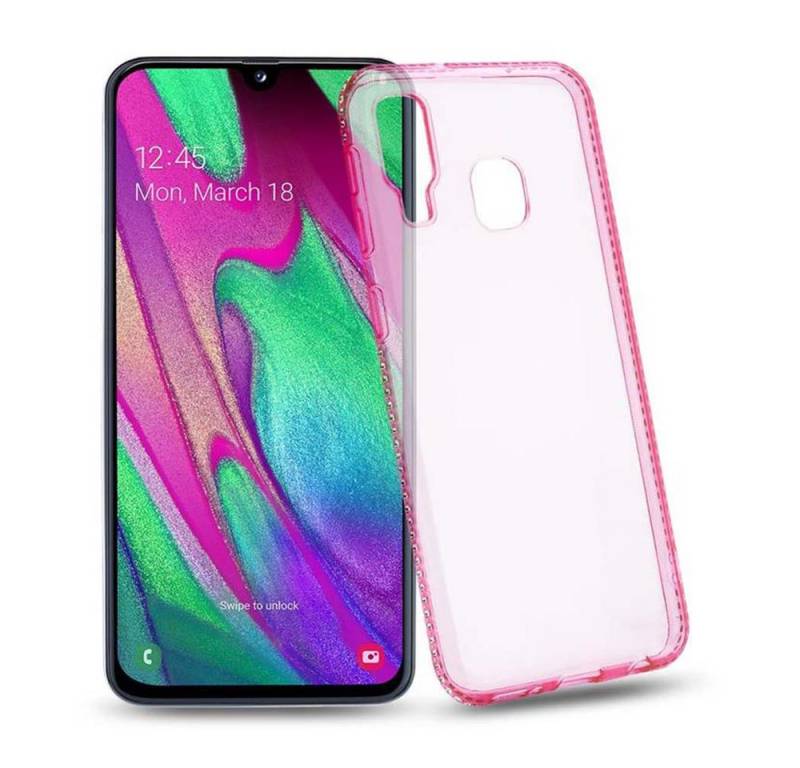 Cadorabo Handyhülle für Samsung Galaxy A40 Hülle Samsung Galaxy A40, Flexible Ultra Slim TPU Silikon Handy Schutzhülle Back Cover Bumper von Cadorabo