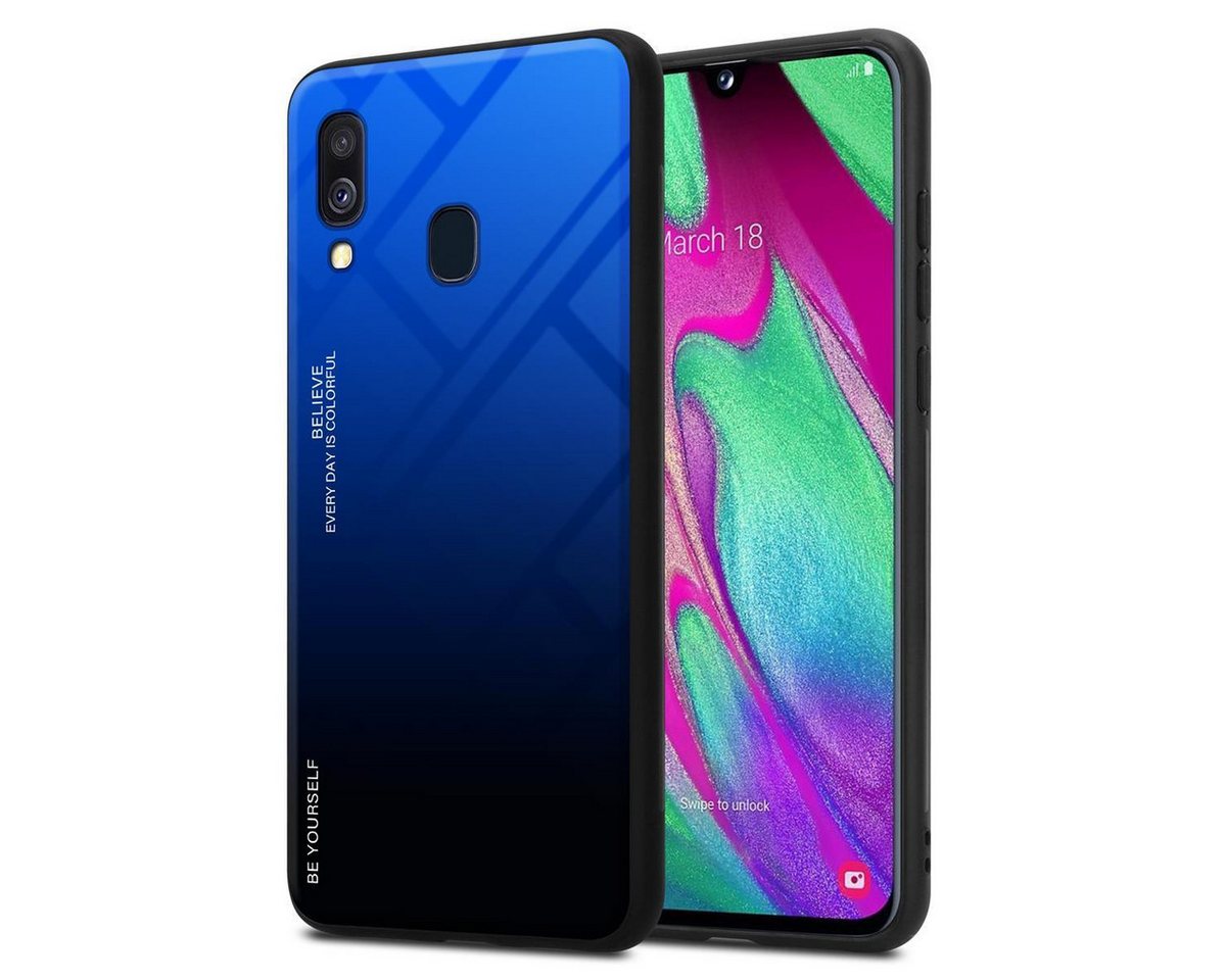 Cadorabo Handyhülle für Samsung Galaxy A40 Hülle Samsung Galaxy A40, Robustes Hard Case - Handy Schutzhülle - Hülle - Back Cover Bumper von Cadorabo