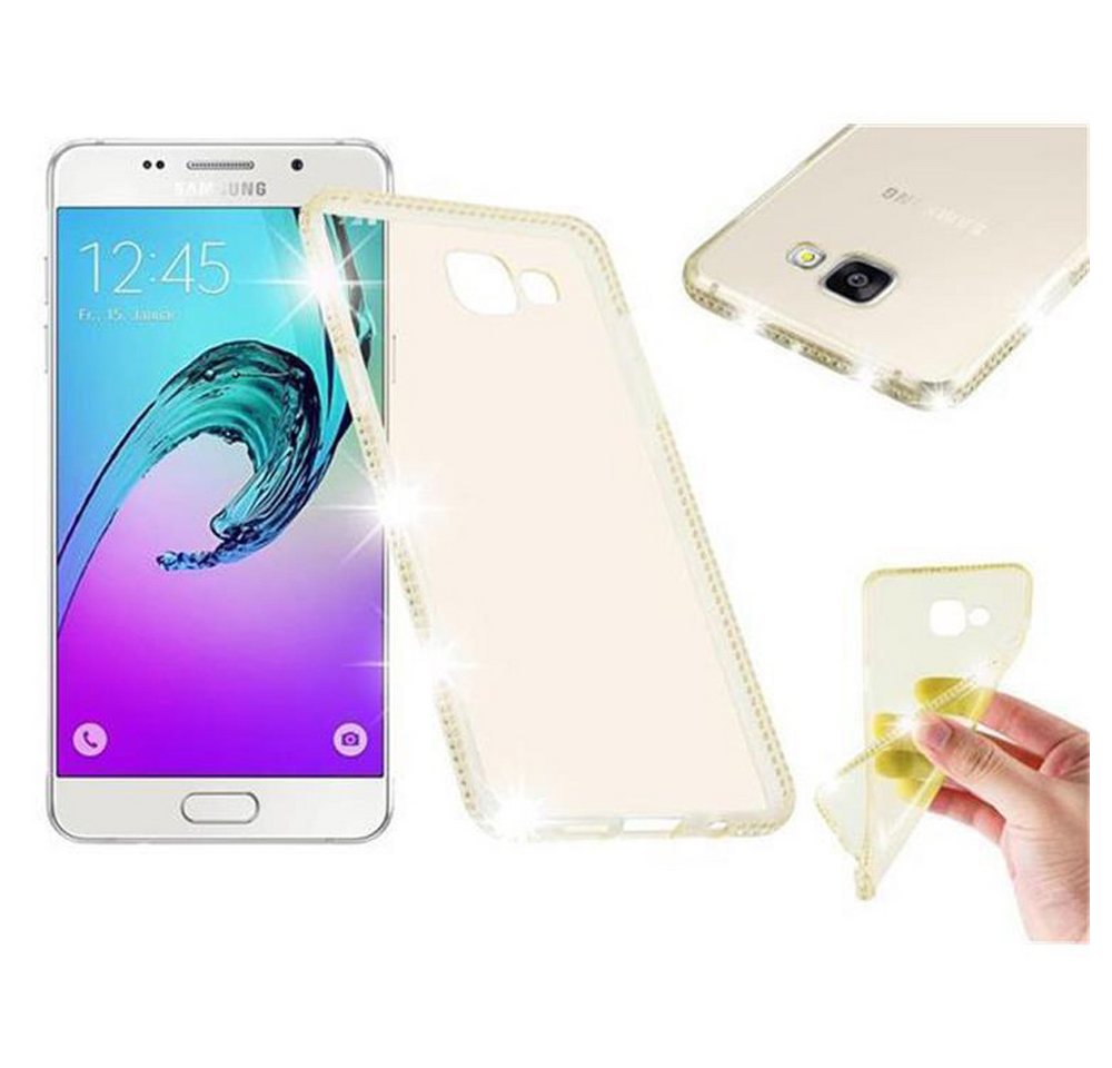 Cadorabo Handyhülle Samsung Galaxy A5 2016 Samsung Galaxy A5 2016, Flexible Ultra Slim TPU Silikon Handy Schutzhülle Back Cover Bumper von Cadorabo