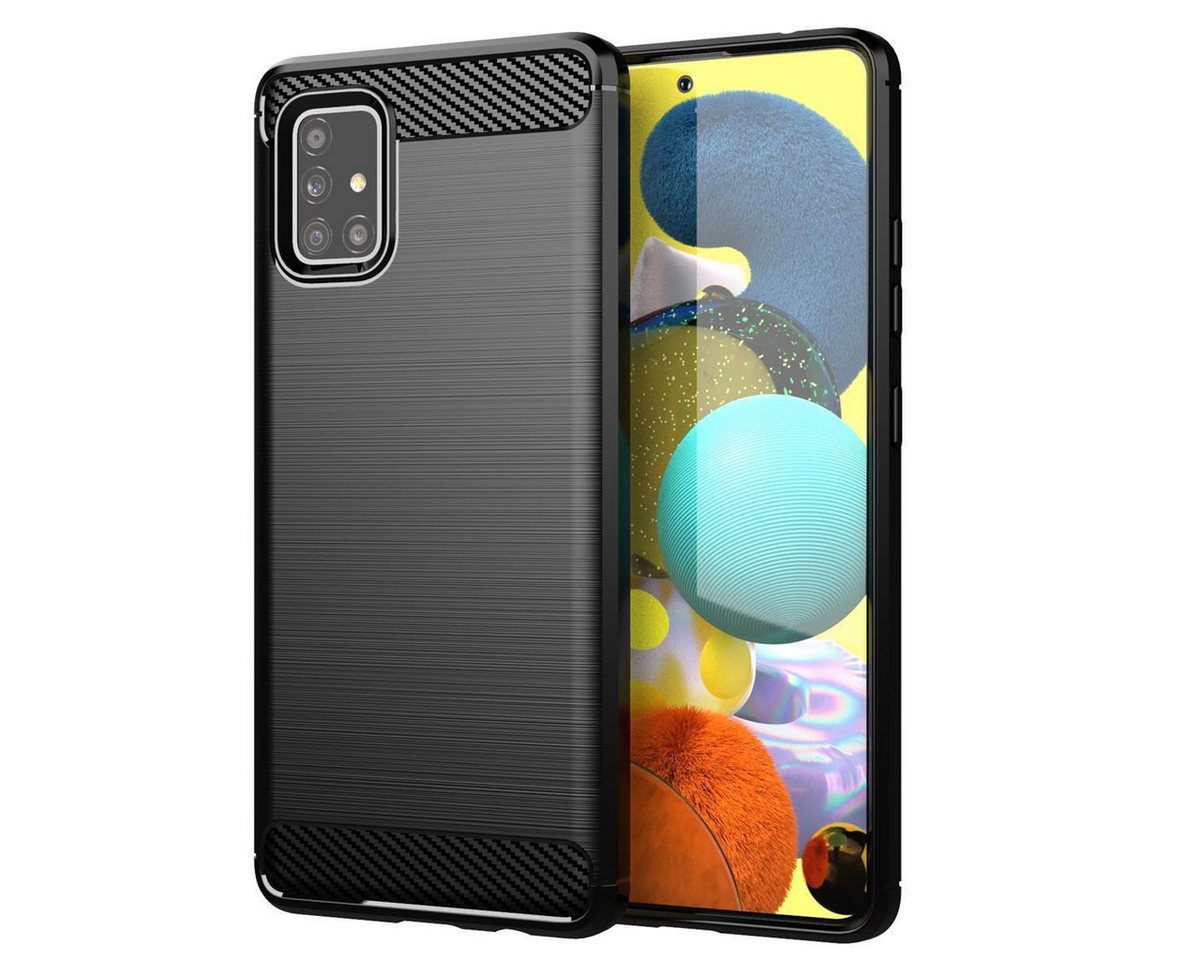 Cadorabo Handyhülle für Samsung Galaxy A51 4G / M40s Hülle Samsung Galaxy A51 4G / M40s, Flexible Ultra Slim TPU Silikon Handy Schutzhülle Back Cover Bumper Cadorabo Handyhülle für Samsung Galaxy A51 4G / M40s Hülle Samsung Galaxy A51 4G / M40s, Flexible Ultra Slim TPU Silikon Handy Schutzhülle Back Cover Bumper von Cadorabo