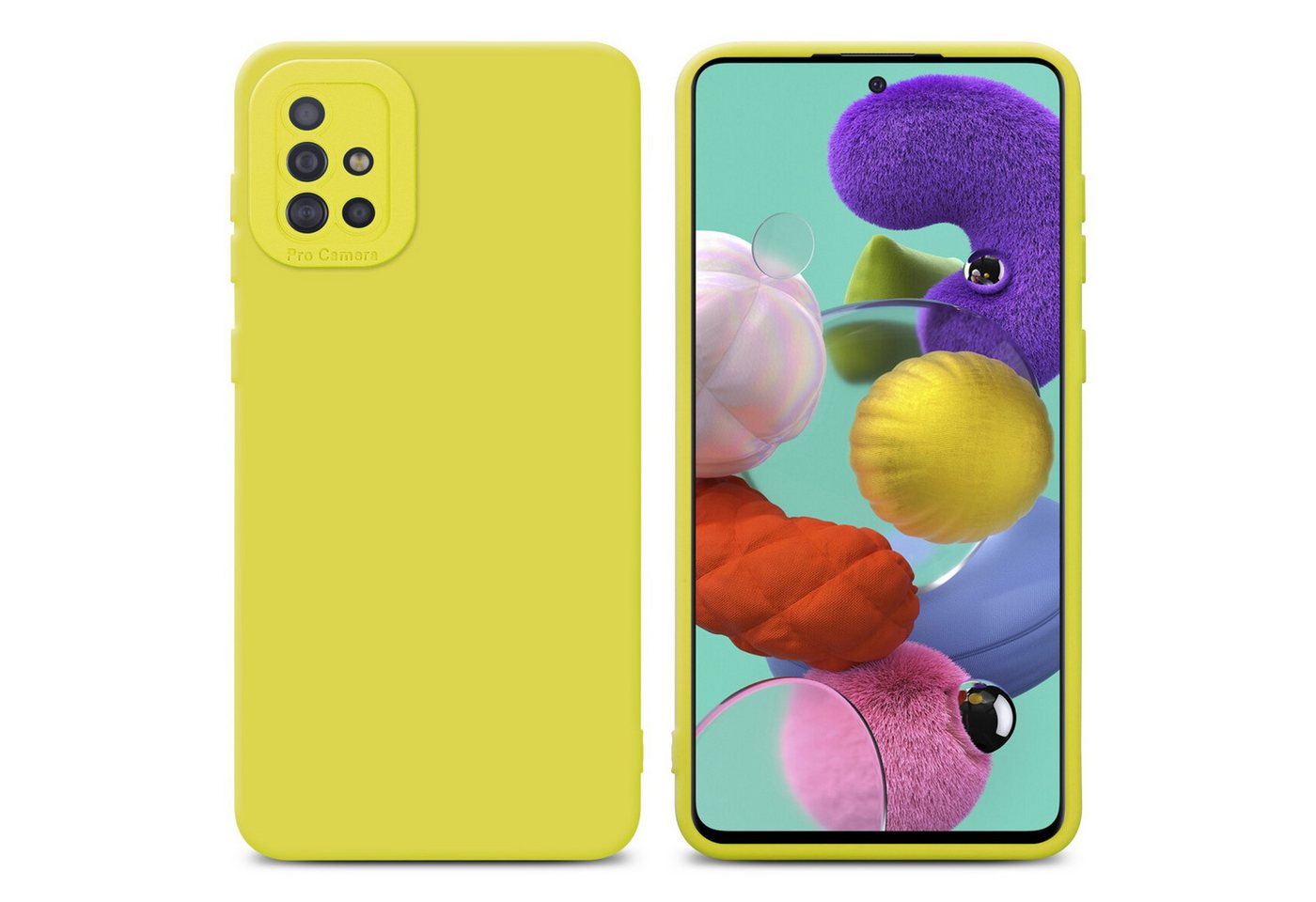 Cadorabo Handyhülle Samsung Galaxy A51 4G / M40s Samsung Galaxy A51 4G / M40s, Schutzhülle - TPU Silikon Hülle - Case - Cover von Cadorabo