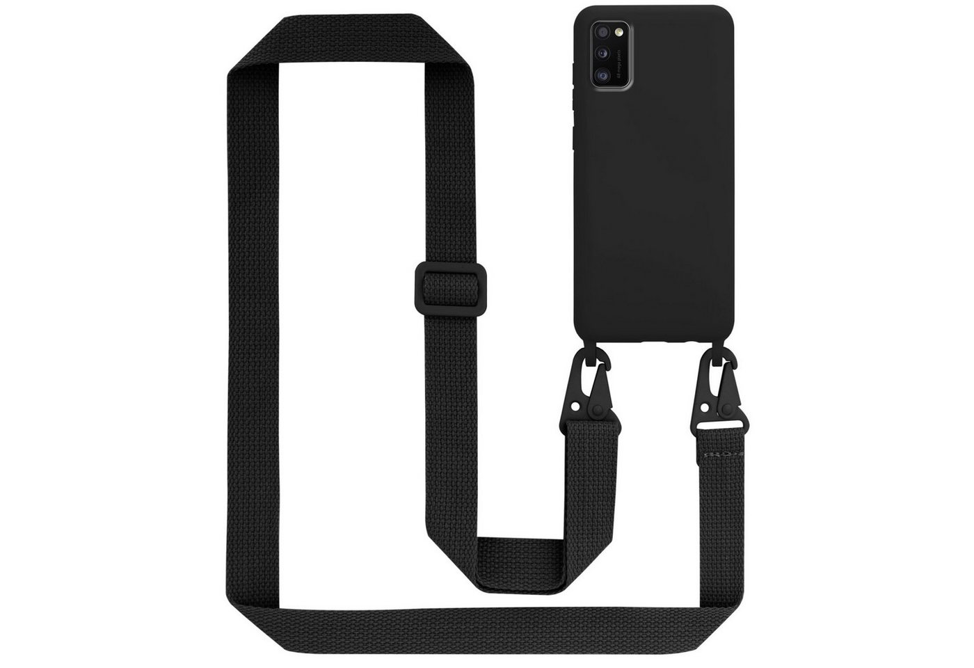 Cadorabo Handyhülle für Samsung Galaxy A51 4G / M40s Kette Samsung Galaxy A51 4G / M40s, TPU Silikon Handy Schutzhülle - Hülle - Liquid Style - mit Handykette Cadorabo Handyhülle für Samsung Galaxy A51 4G / M40s Kette Samsung Galaxy A51 4G / M40s, TPU Silikon Handy Schutzhülle - Hülle - Liquid Style - mit Handykette von Cadorabo