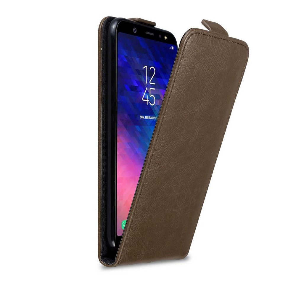 Cadorabo Handyhülle für Samsung Galaxy A6 PLUS 2018 Hülle Samsung Galaxy A6 PLUS 2018, Handy Schutzhülle, Klappbare Hülle, Kunstleder mit Magnetverschluss Cadorabo Handyhülle für Samsung Galaxy A6 PLUS 2018 Hülle Samsung Galaxy A6 PLUS 2018, Handy Schutzhülle, Klappbare Hülle, Kunstleder mit Magnetverschluss von Cadorabo