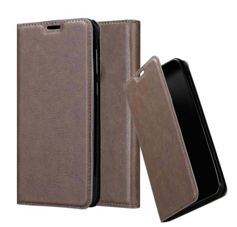 Cadorabo Handyhülle für Samsung Galaxy A6s Hülle Samsung Galaxy A6s, Hülle Schutzhülle mit Standfunktion, Magnetverschluss und Kartenfach von Cadorabo