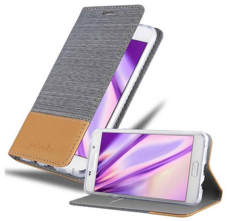 Cadorabo Handyhülle für Samsung Galaxy A7 2016 Hülle Samsung Galaxy A7 2016, Klappbare Handy Schutzhülle - Hülle - mit Standfunktion und Kartenfach von Cadorabo