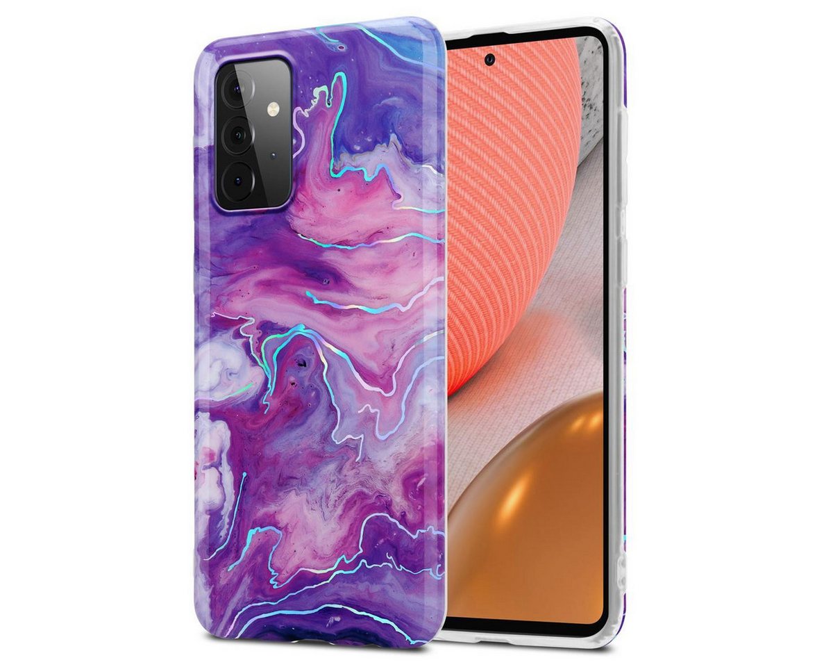 Cadorabo Handyhülle für Samsung Galaxy A72 4G / 5G Hülle Samsung Galaxy A72 4G / 5G, Flexible TPU Silikon Handy Schutzhülle - Hülle - ultra slim Cadorabo Handyhülle für Samsung Galaxy A72 4G / 5G Hülle Samsung Galaxy A72 4G / 5G, Flexible TPU Silikon Handy Schutzhülle - Hülle - ultra slim von Cadorabo