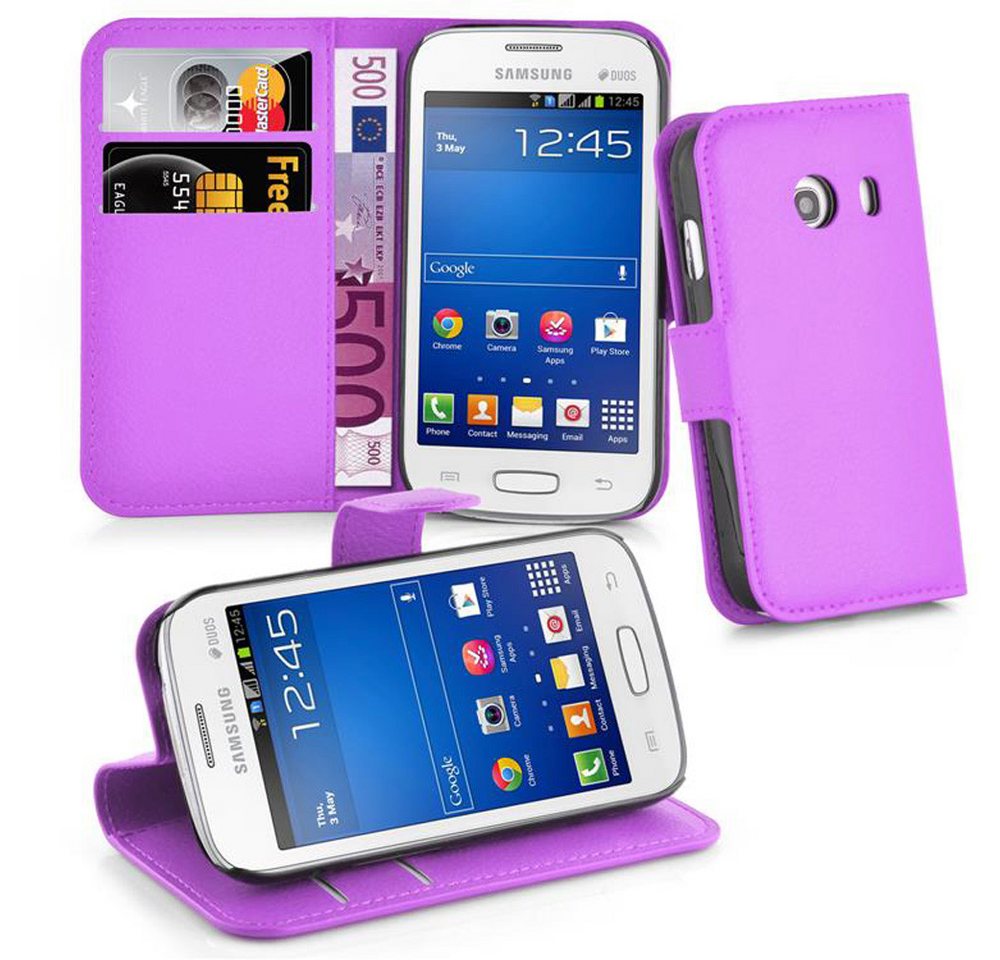 Cadorabo Handyhülle Samsung Galaxy ACE STYLE Samsung Galaxy ACE STYLE, Klappbare Handy Schutzhülle - Hülle - mit Standfunktion und Kartenfach von Cadorabo
