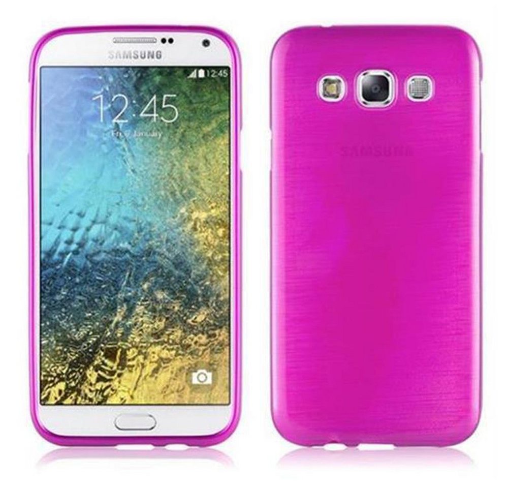 Cadorabo Handyhülle Samsung Galaxy E5 Samsung Galaxy E5, Flexible TPU Silikon Handy Schutzhülle - Hülle - ultra slim von Cadorabo