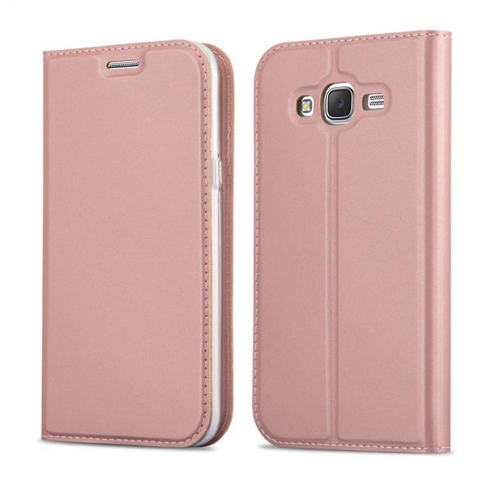 Cadorabo Handyhülle für Samsung Galaxy GRAND PRIME Hülle Samsung Galaxy GRAND PRIME, Schutzhülle Hülle mit Standfunktion, Magnetverschluss und Kartenfach Cadorabo Handyhülle für Samsung Galaxy GRAND PRIME Hülle Samsung Galaxy GRAND PRIME, Schutzhülle Hülle mit Standfunktion, Magnetverschluss und Kartenfach von Cadorabo