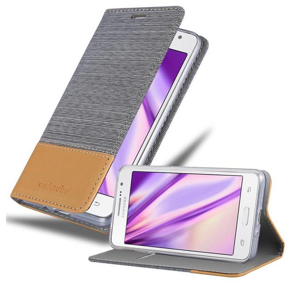 Cadorabo Handyhülle für Samsung Galaxy GRAND PRIME Hülle Samsung Galaxy GRAND PRIME, Klappbare Handy Schutzhülle - Hülle - mit Standfunktion und Kartenfach Cadorabo Handyhülle für Samsung Galaxy GRAND PRIME Hülle Samsung Galaxy GRAND PRIME, Klappbare Handy Schutzhülle - Hülle - mit Standfunktion und Kartenfach von Cadorabo