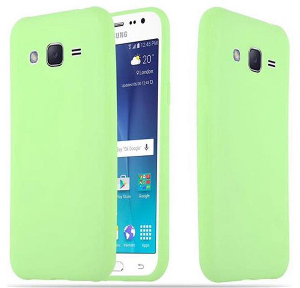 Cadorabo Handyhülle Samsung Galaxy J2 2015 Samsung Galaxy J2 2015, Flexible TPU Silikon Handy Schutzhülle - Hülle - ultra slim von Cadorabo