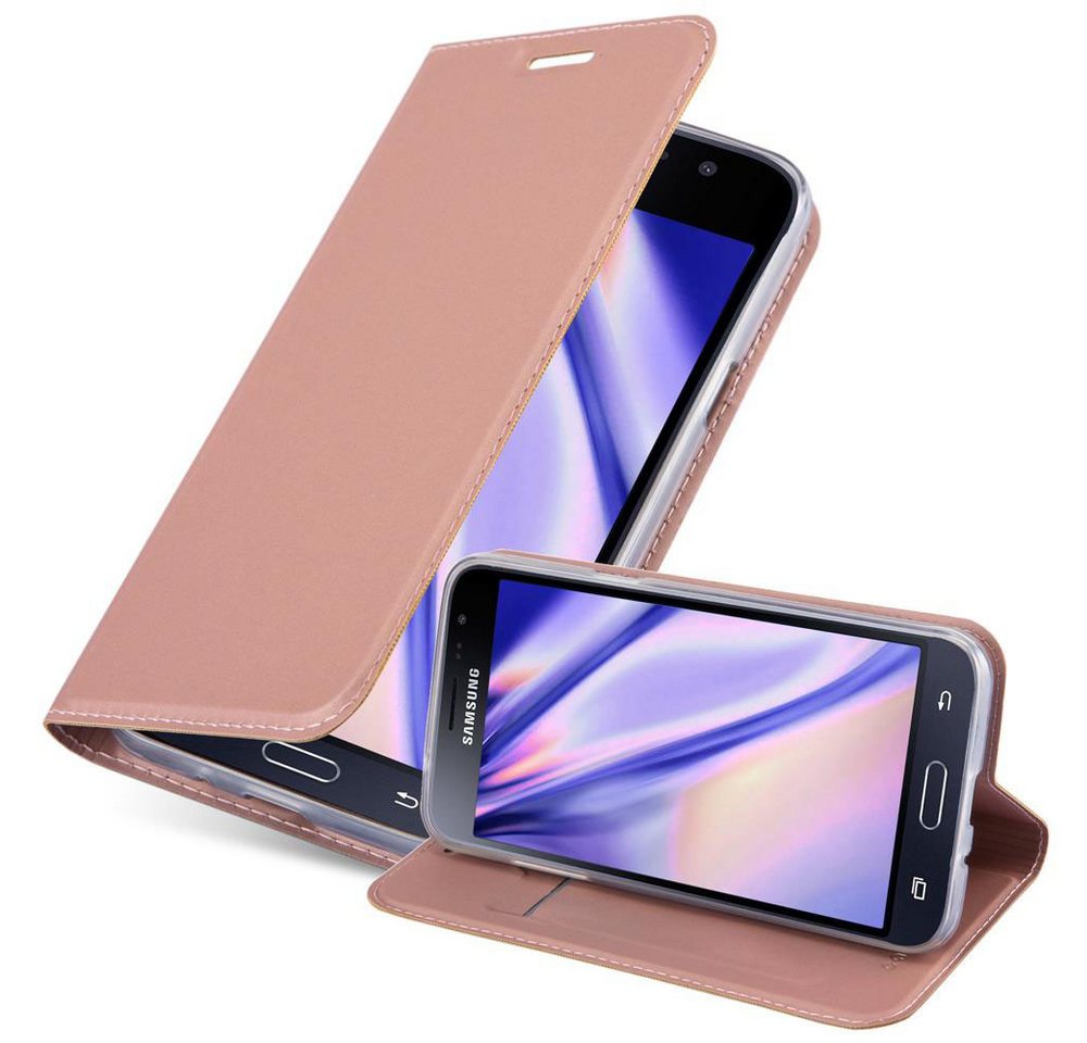 Cadorabo Handyhülle für Samsung Galaxy J3 2016 Hülle Samsung Galaxy J3 2016, Schutzhülle Hülle mit Standfunktion, Magnetverschluss und Kartenfach Cadorabo Handyhülle für Samsung Galaxy J3 2016 Hülle Samsung Galaxy J3 2016, Schutzhülle Hülle mit Standfunktion, Magnetverschluss und Kartenfach von Cadorabo