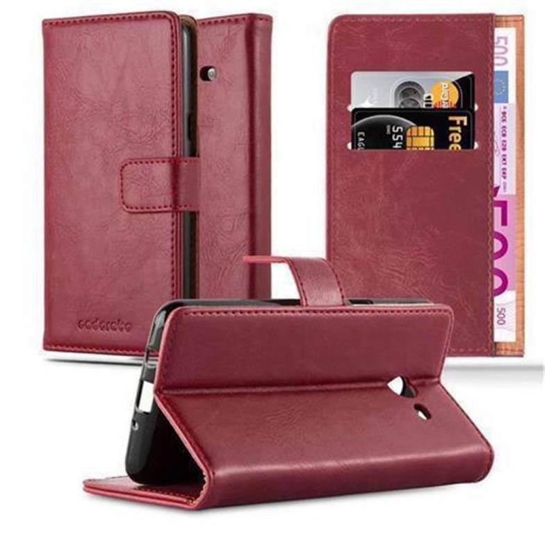 Cadorabo Handyhülle für Samsung Galaxy J3 2017 US Version Hülle Samsung Galaxy J3 2017 US Version, Klappbare Handy Schutzhülle - Hülle - mit Standfunktion und Kartenfach von Cadorabo