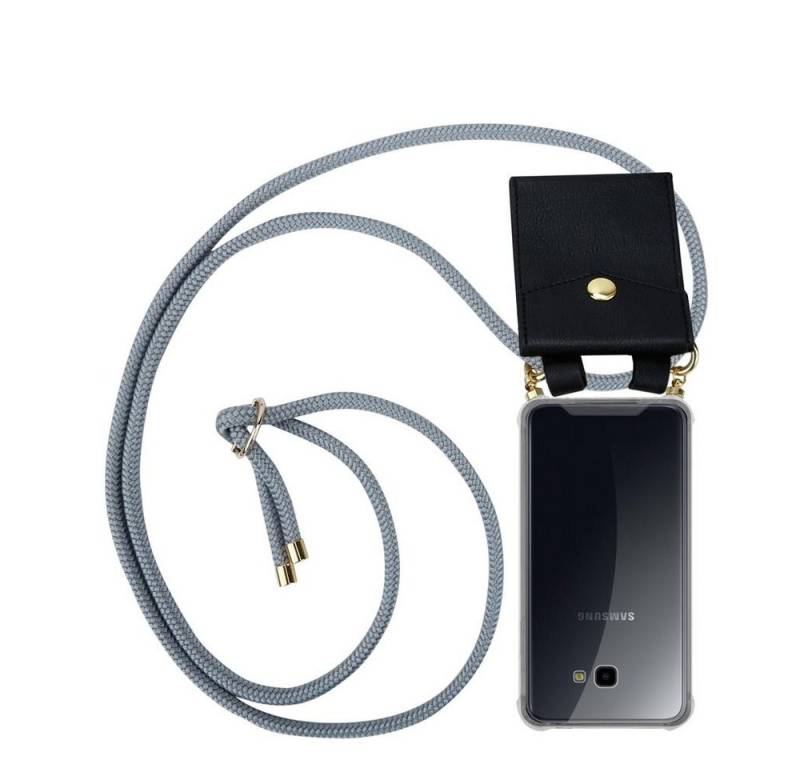 Cadorabo Handyhülle für Samsung Galaxy J4 PLUS Kette Samsung Galaxy J4 PLUS, Flexible TPU Silikon Handy Schutzhülle - Hülle - mit Handykette von Cadorabo