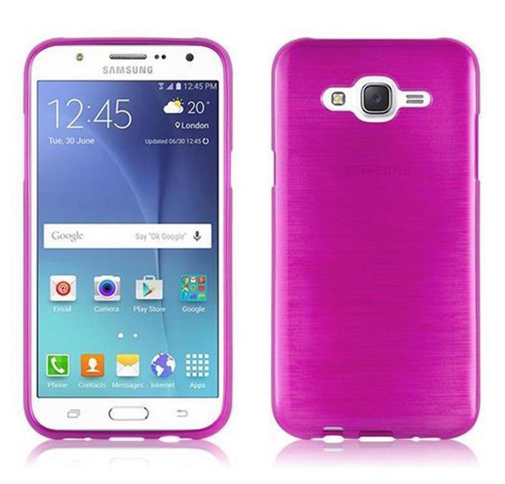 Cadorabo Handyhülle für Samsung Galaxy J5 2015 Hülle Samsung Galaxy J5 2015, Flexible TPU Silikon Handy Schutzhülle - Hülle - ultra slim von Cadorabo