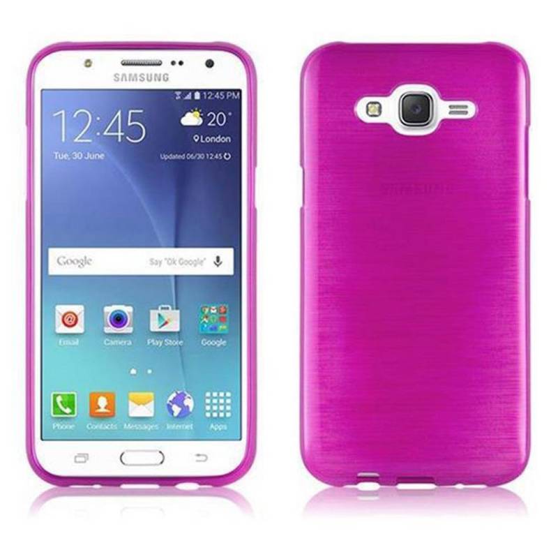 Cadorabo Handyhülle für Samsung Galaxy J5 2015 Hülle Samsung Galaxy J5 2015, Flexible TPU Silikon Handy Schutzhülle - Hülle - ultra slim von Cadorabo