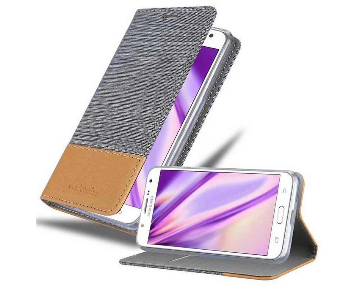 Cadorabo Handyhülle für Samsung Galaxy J7 2015 Hülle Samsung Galaxy J7 2015, Klappbare Handy Schutzhülle - Hülle - mit Standfunktion und Kartenfach Cadorabo Handyhülle für Samsung Galaxy J7 2015 Hülle Samsung Galaxy J7 2015, Klappbare Handy Schutzhülle - Hülle - mit Standfunktion und Kartenfach von Cadorabo