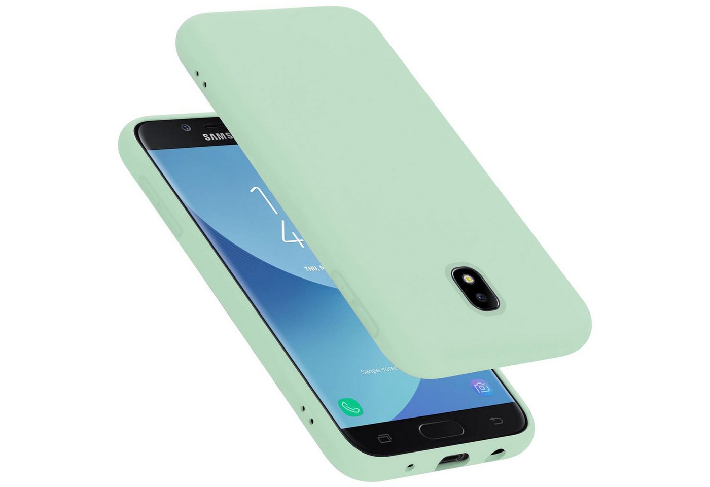 Cadorabo Handyhülle für Samsung Galaxy J7 2017 Hülle Samsung Galaxy J7 2017, Flexible Hülle TPU Silikon Schutzhülle Back Cover Case Cadorabo Handyhülle für Samsung Galaxy J7 2017 Hülle Samsung Galaxy J7 2017, Flexible Hülle TPU Silikon Schutzhülle Back Cover Case von Cadorabo