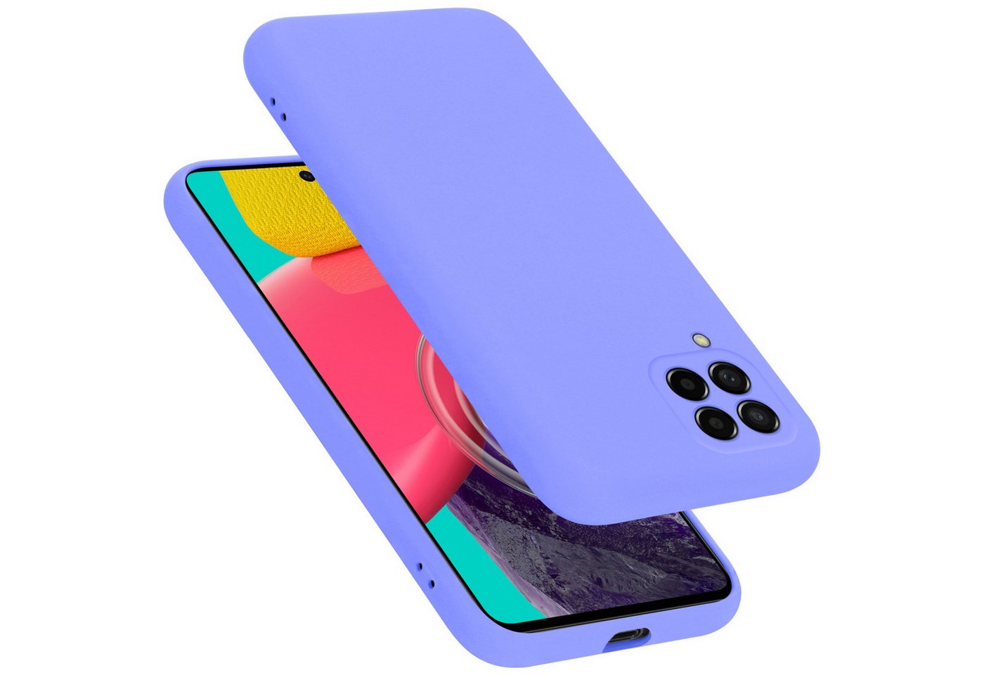 Cadorabo Handyhülle für Samsung Galaxy M53 5G Hülle Samsung Galaxy M53 5G, Flexible Hülle TPU Silikon Schutzhülle Back Cover Case Cadorabo Handyhülle für Samsung Galaxy M53 5G Hülle Samsung Galaxy M53 5G, Flexible Hülle TPU Silikon Schutzhülle Back Cover Case von Cadorabo