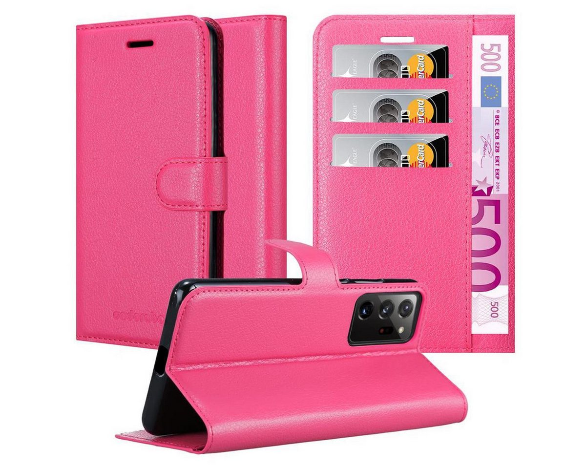 Cadorabo Handyhülle für Samsung Galaxy NOTE 20 PLUS Hülle Samsung Galaxy NOTE 20 PLUS, Hülle Schutzhülle mit Standfunktion, Kartenfach und Magnetverschluss Cadorabo Handyhülle für Samsung Galaxy NOTE 20 PLUS Hülle Samsung Galaxy NOTE 20 PLUS, Hülle Schutzhülle mit Standfunktion, Kartenfach und Magnetverschluss von Cadorabo