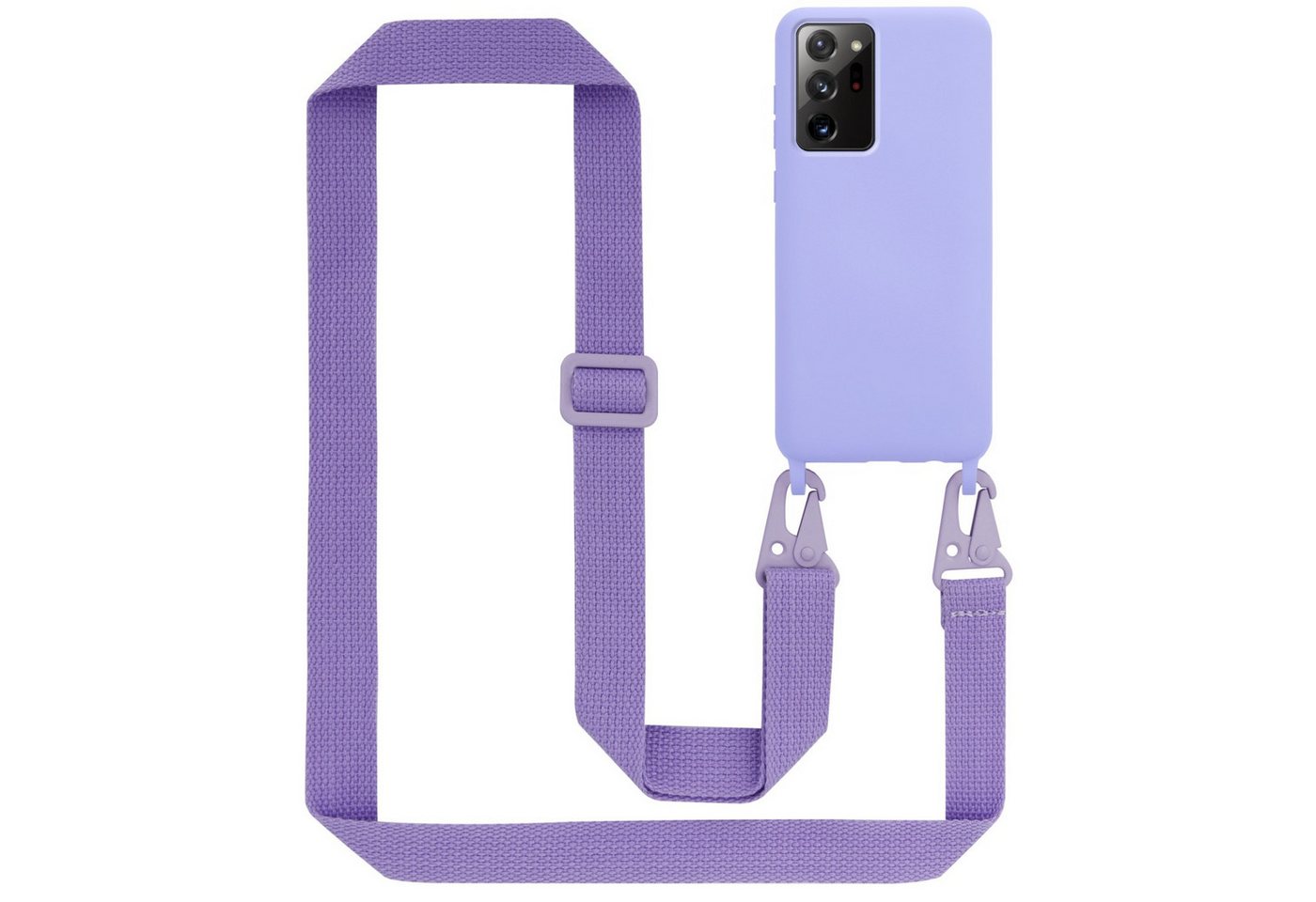 Cadorabo Handyhülle für Samsung Galaxy NOTE 20 PLUS Kette Samsung Galaxy NOTE 20 PLUS, TPU Silikon Handy Schutzhülle - Hülle - Liquid Style - mit Handykette Cadorabo Handyhülle für Samsung Galaxy NOTE 20 PLUS Kette Samsung Galaxy NOTE 20 PLUS, TPU Silikon Handy Schutzhülle - Hülle - Liquid Style - mit Handykette von Cadorabo